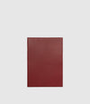 A4 Leather Folder Buffalo Dark Cherry