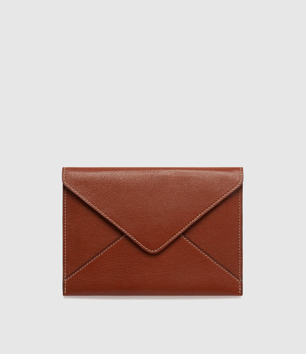 A6 Envelope Buffalo Cognac