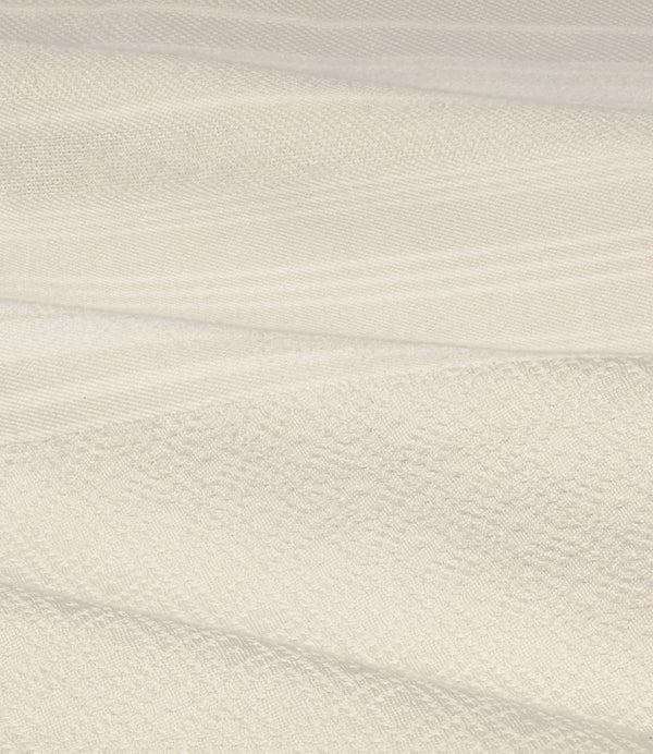 Small Beach Blanket Sustainable Cotton Moroccan Jacquard and Natural