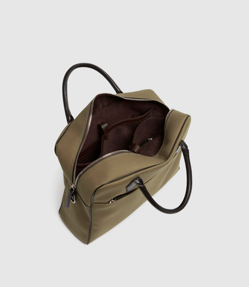 Closer All Day Briefcase Military Twill Khaki