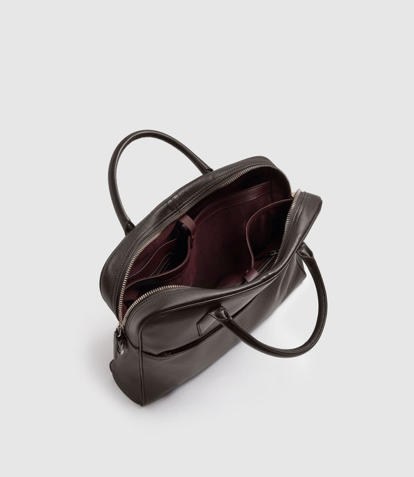 Closer Slim Briefcase Buffalo Cacao