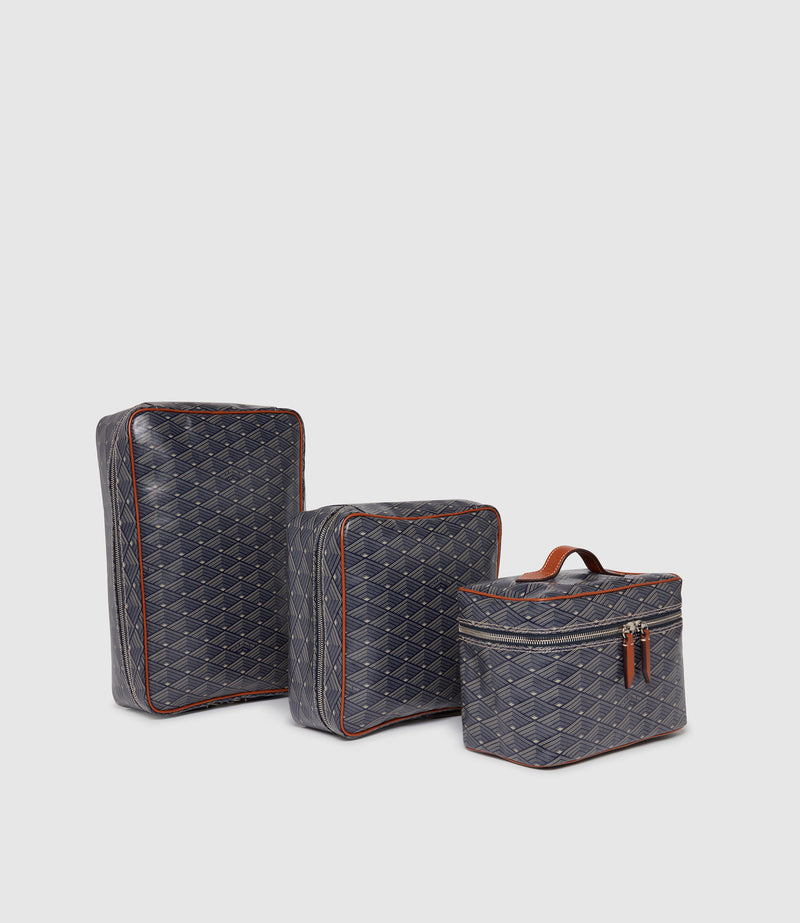Medium Travel Organiser Signature Canvas Navy