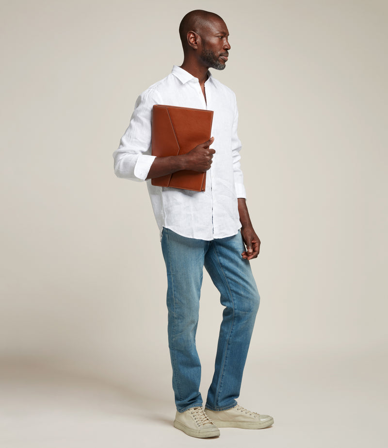 Single Document Folio Buffalo Cognac