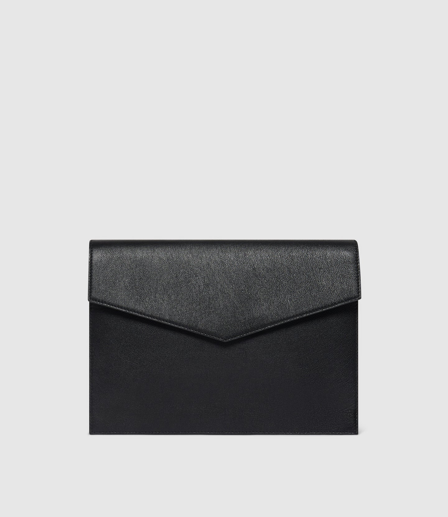 Double Document Folio Buffalo Black