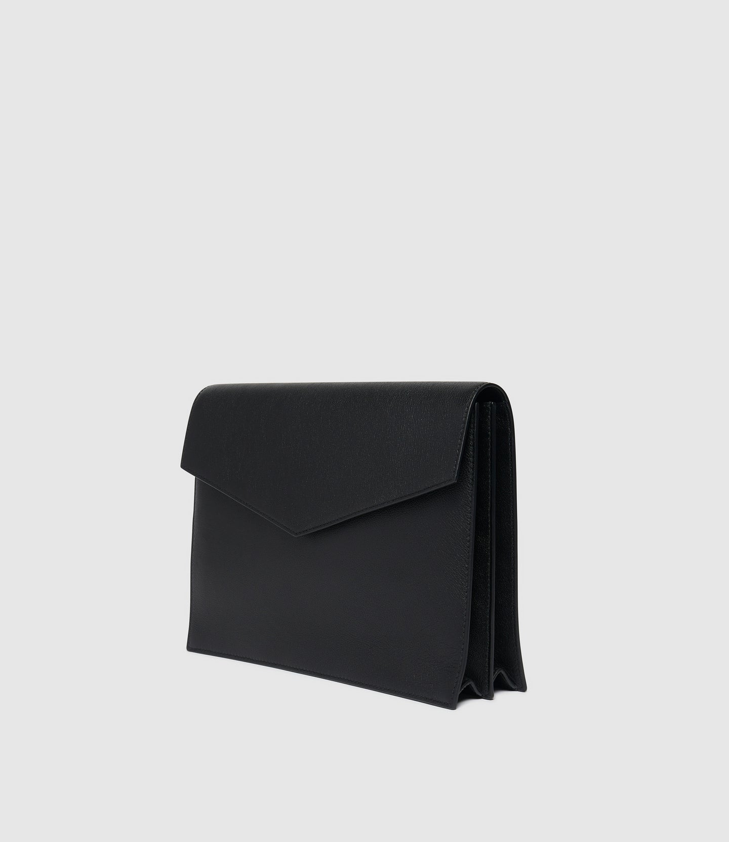 Double Document Folio Buffalo Black