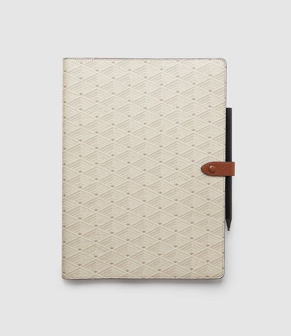 13" Notebook Cover Signature Canvas Light