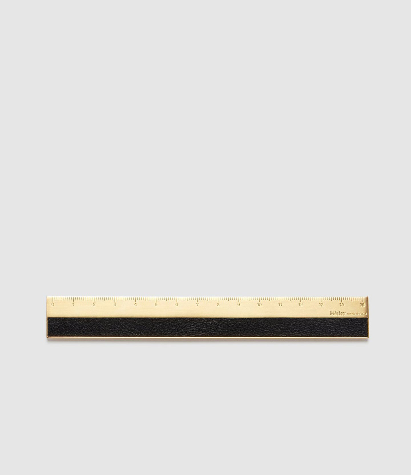 Georgia Italy Ruler Métier Ruler Handmade Italian Buffalo Leather Gold and Black – Métier US