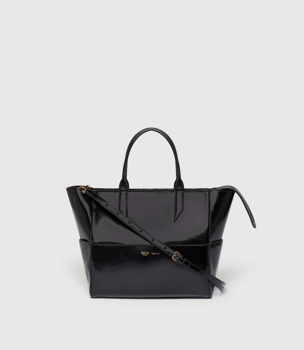 Incognito Crossbody Glossy Calfskin Black