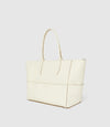 Incognito Small Cabas Bag Smooth Calfskin White Sand