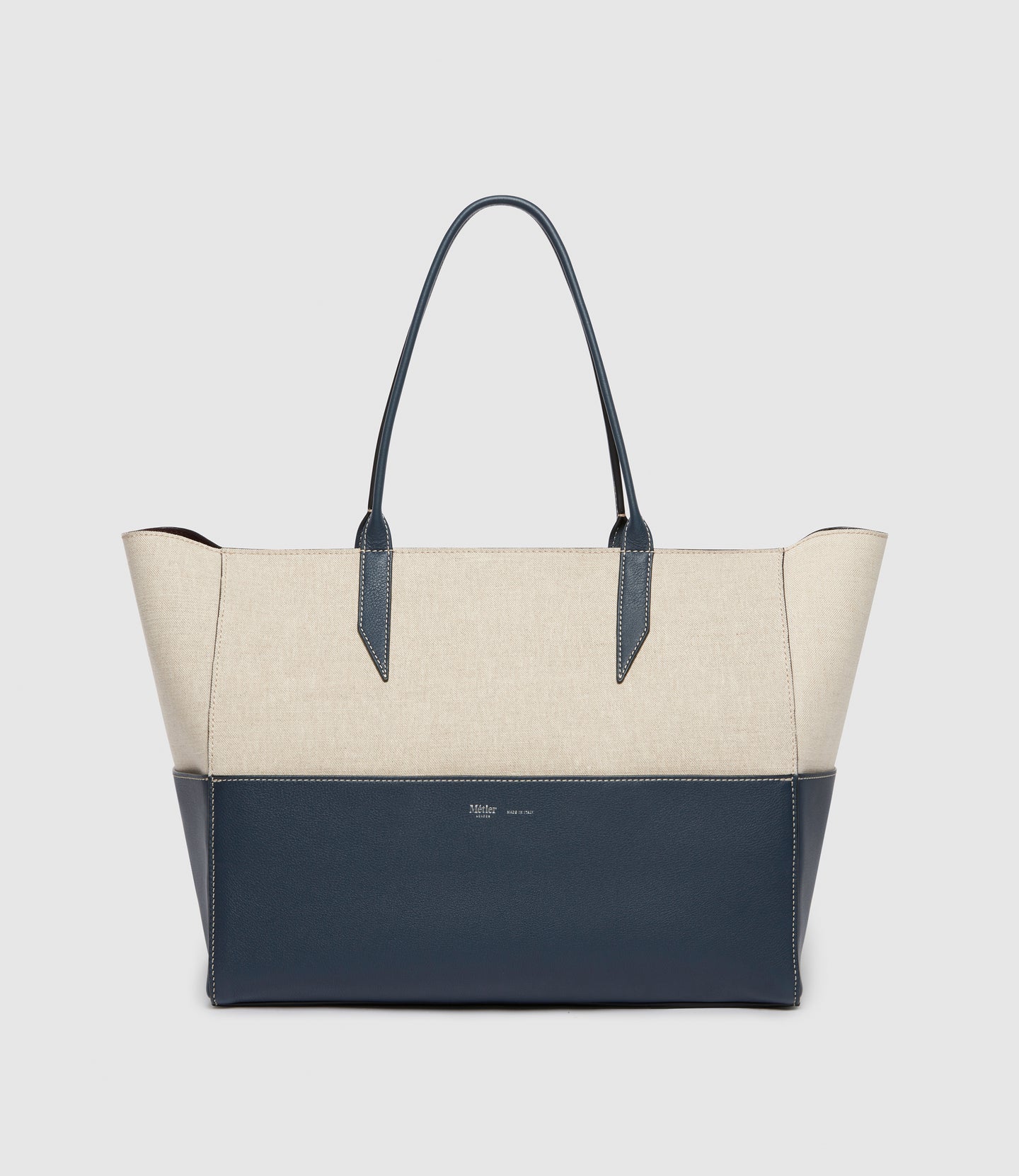 Incognito 36 Cabas Natural Linen Navy