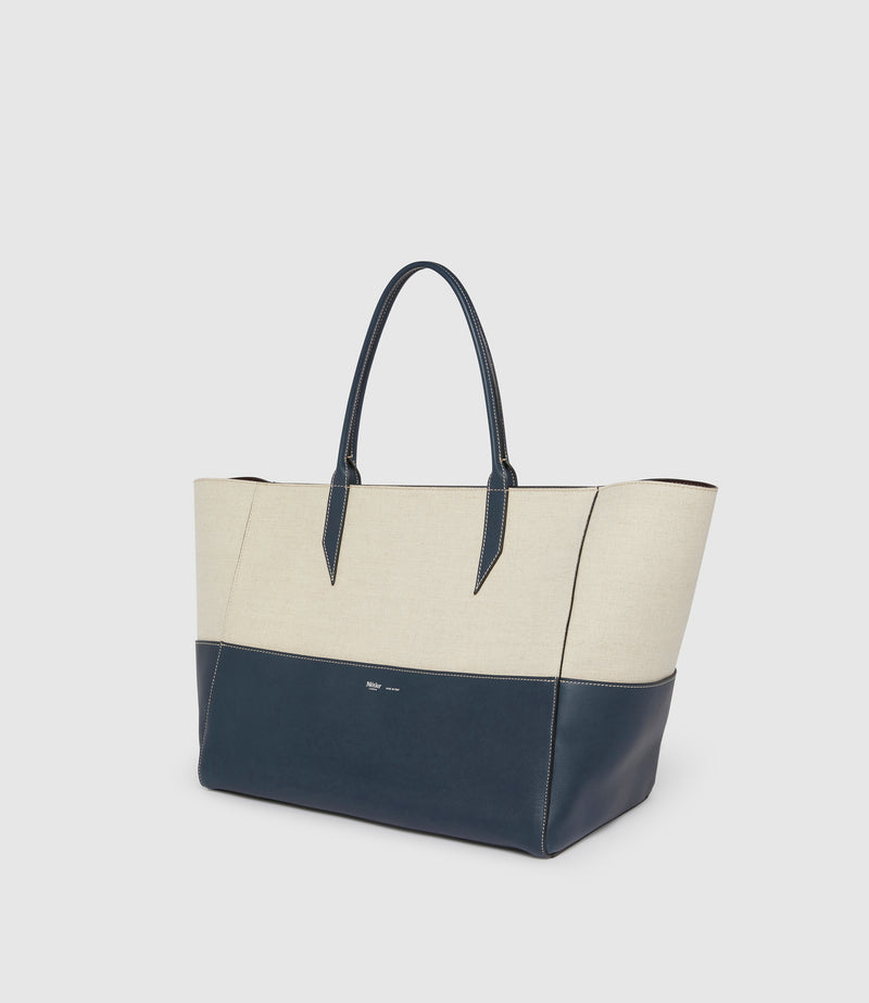 Incognito 42 Cabas Natural Linen Navy