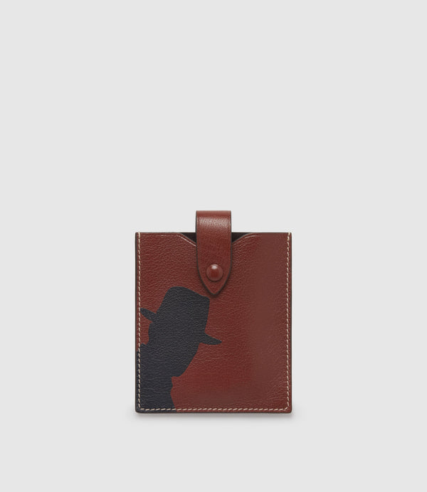 INDIANA JONES™ Deck of Cards Case Rust Elvis Leather  