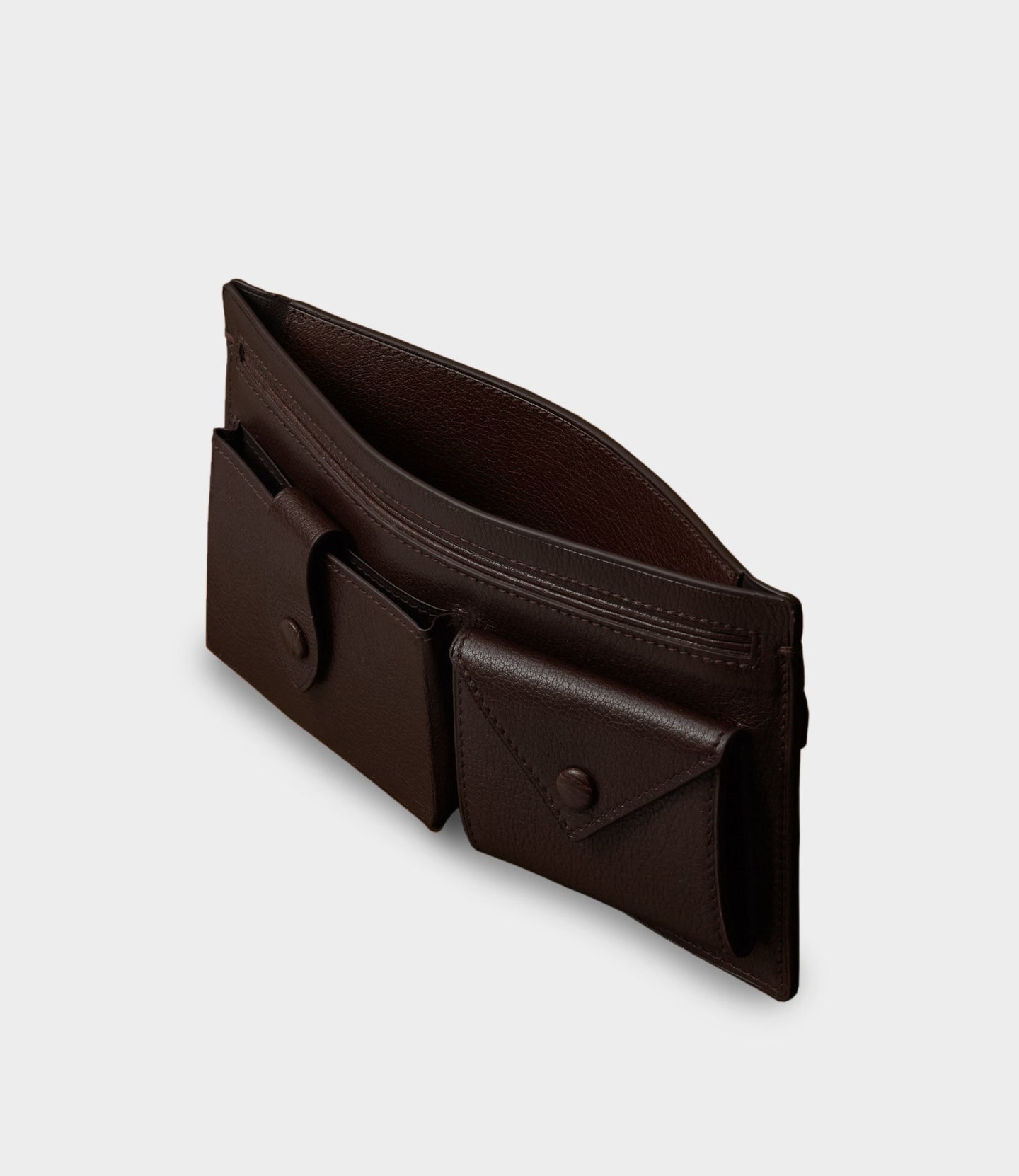 Inside Out Wallet Buffalo Cacao