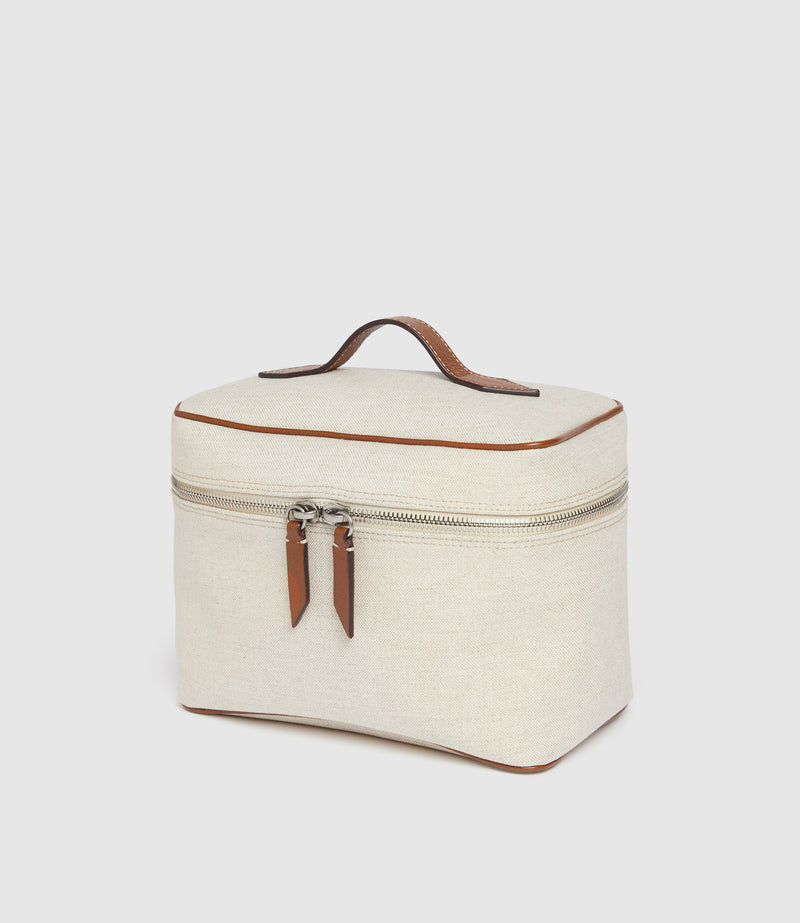 Long Haul Toiletries Pouch Natural Linen