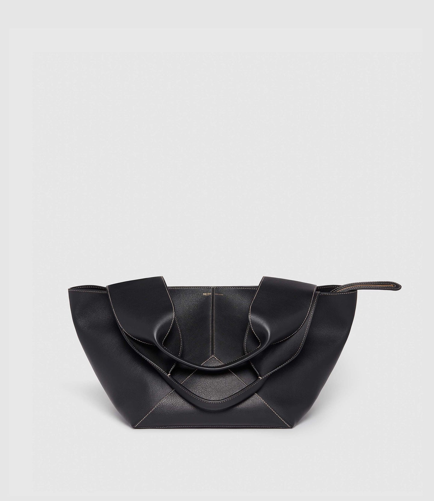 Market Bag Smooth Calfskin Black
