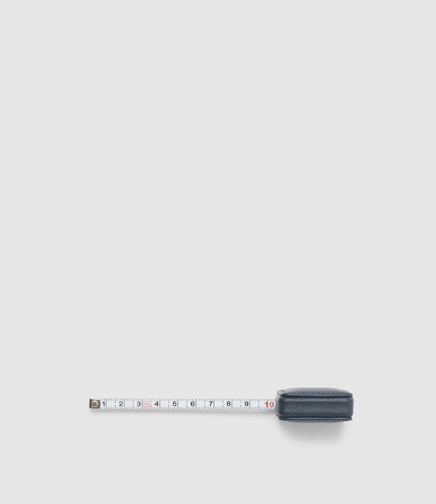 Measuring Tape Smooth Calfskin Navy