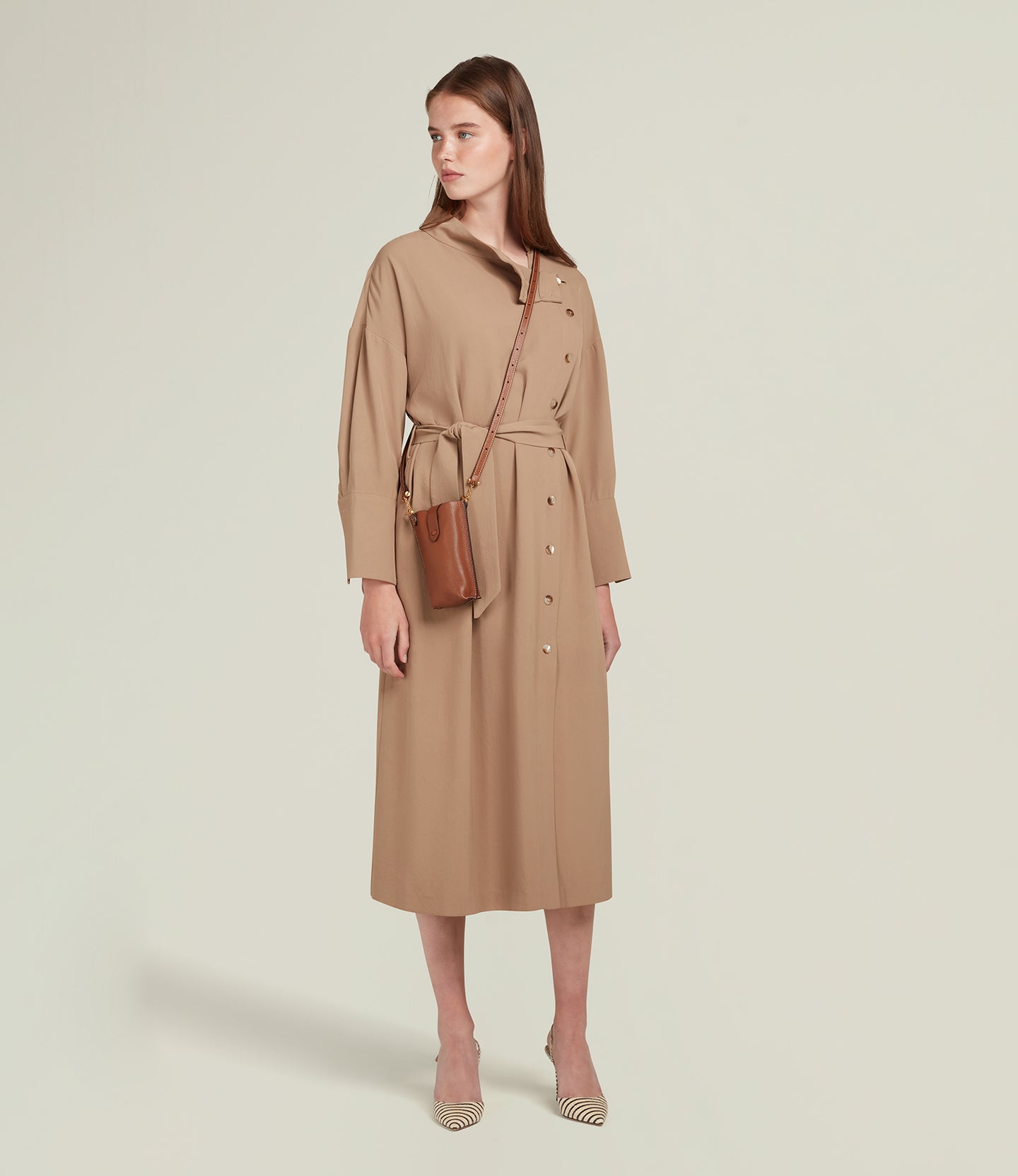 Minimalist Double Buffalo Cognac