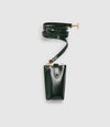 Minimalist Double Glossy Calfskin Forest Green
