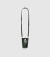 Minimalist Double Glossy Calfskin Forest Green
