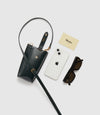 Minimalist Double Glossy Calfskin Forest Green