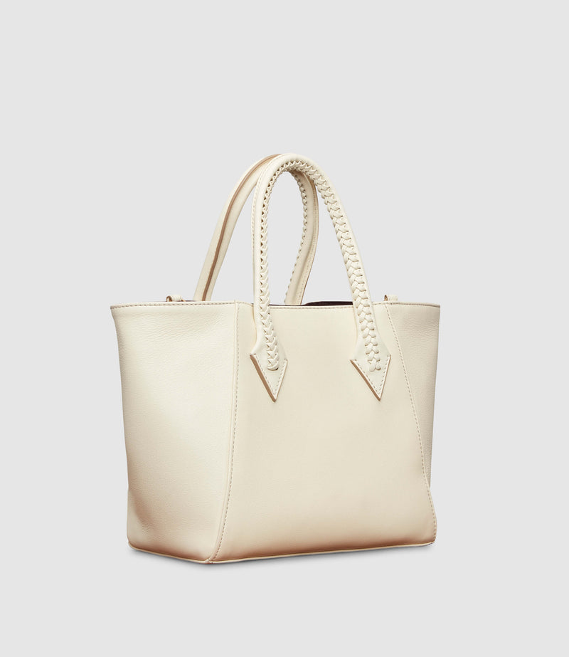 Vérité Medium Smooth Calfskin White Sand