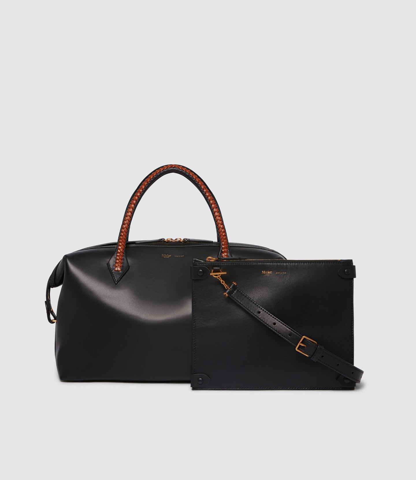 Vérité City Atelier Calfskin Black Cognac