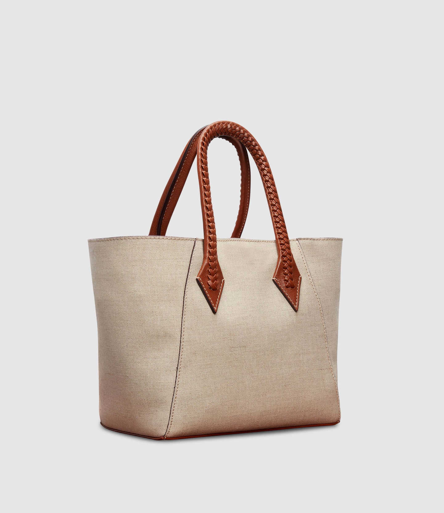 Vérité Medium Natural Linen with Cognac