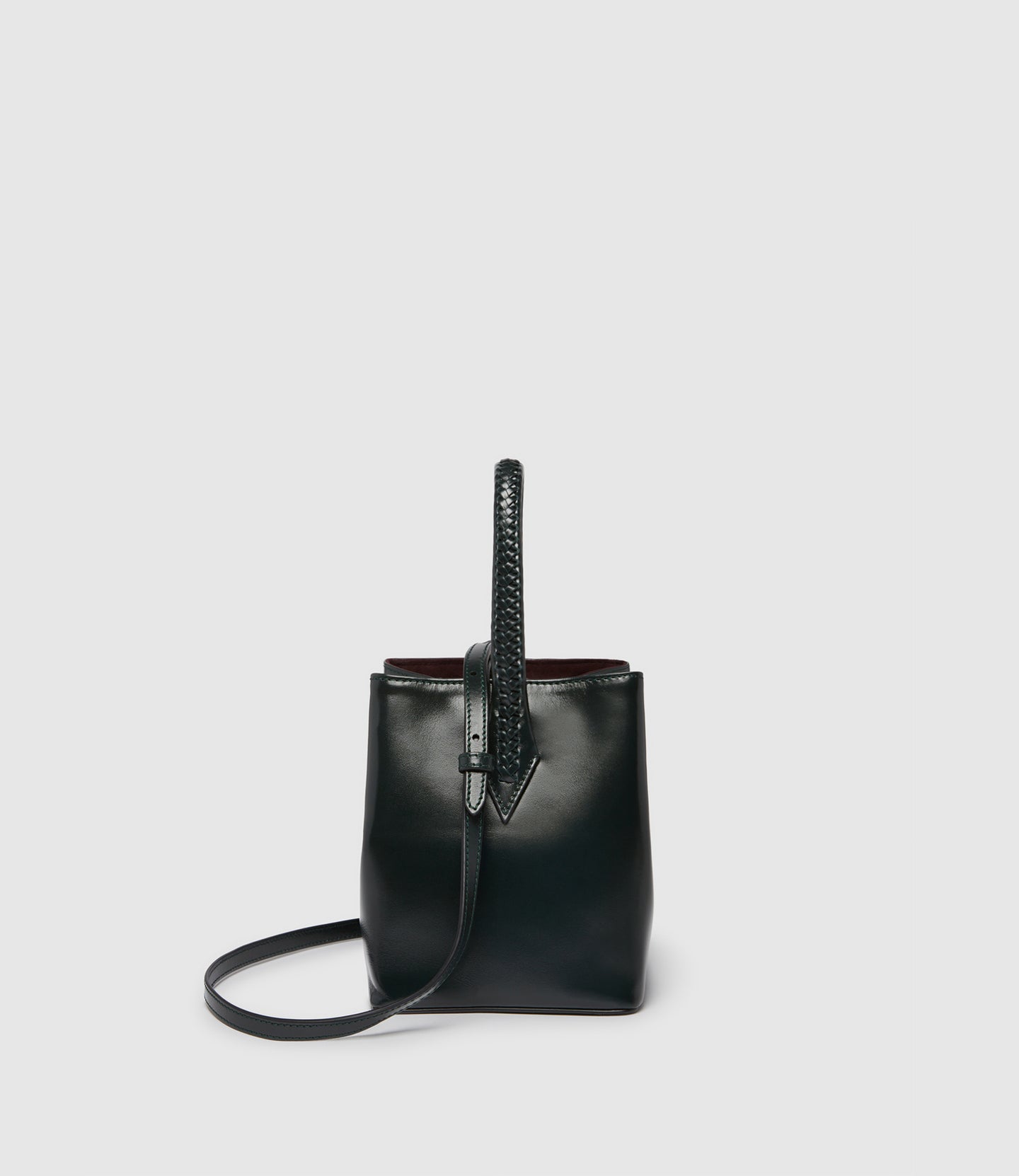 Vérité Mini Glossy Calfskin Forest Green
