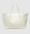 Vérité Collapsible Cabas Smooth Calfskin White Sand