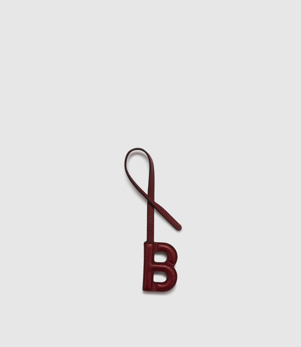 Personalisation Letter Charm Buffalo Dark Cherry