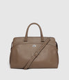 Private Eye Bag with Shoulder Strap Smooth Calfskin Taupe