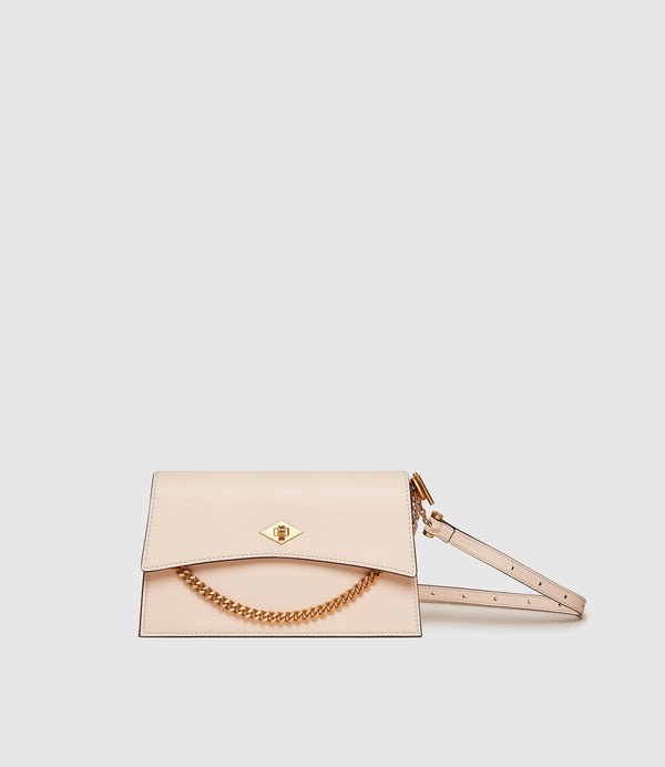 Roma Mini Clutch Smooth Calfskin Blush