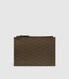 Small Flat Pouch Jacquard Gold