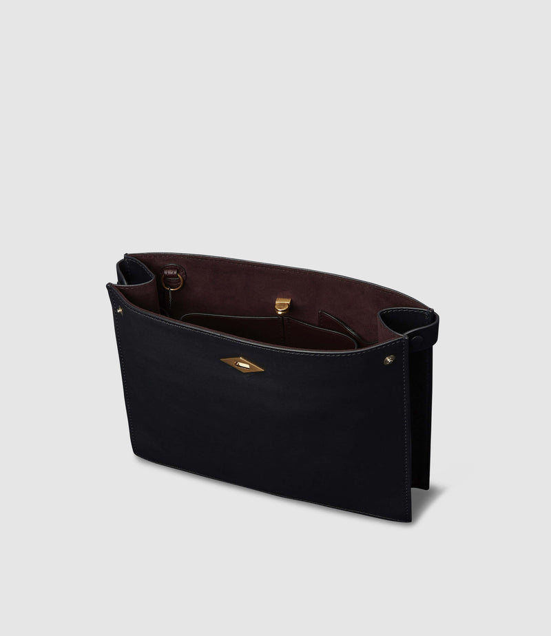 Stowaway Crossbody Atelier Calfskin Black