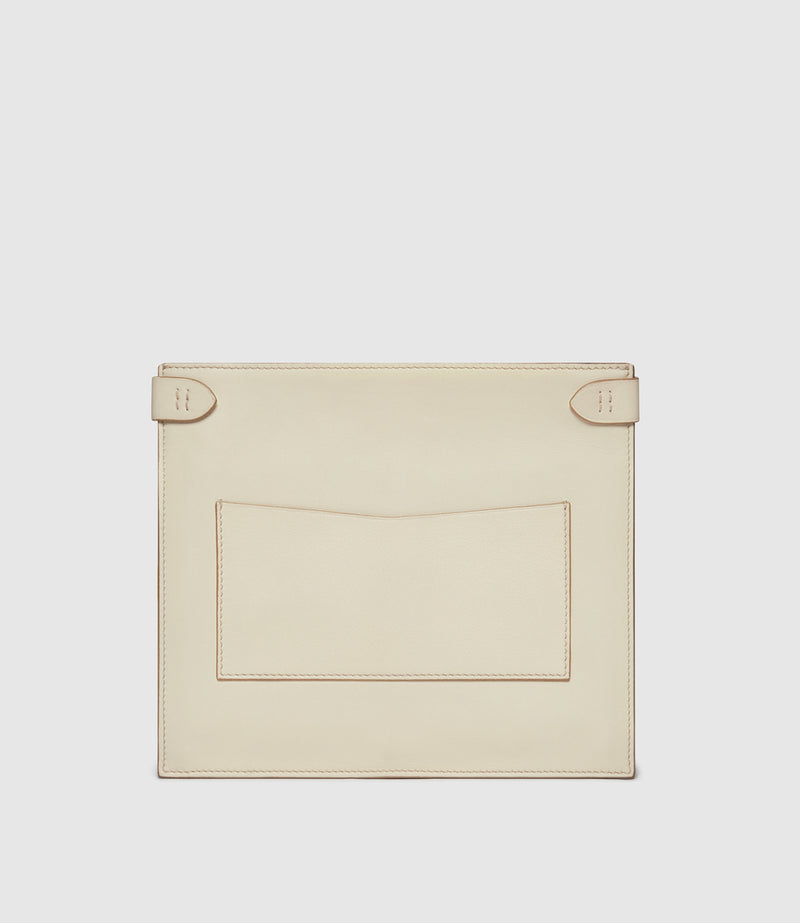 Stowaway Crossbody Smooth Calfskin White Sand