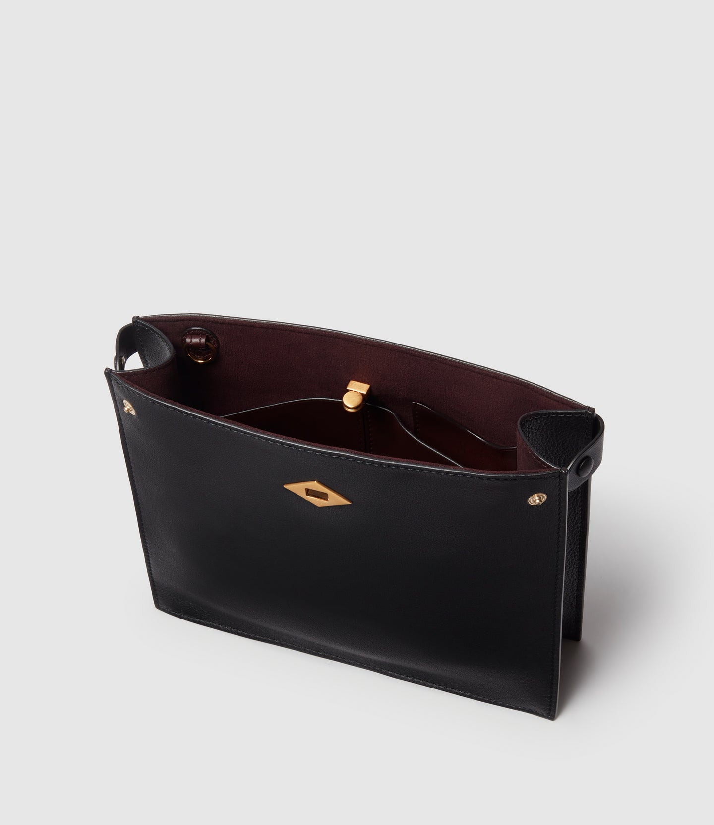 Stowaway Crossbody Smooth Calfskin Black