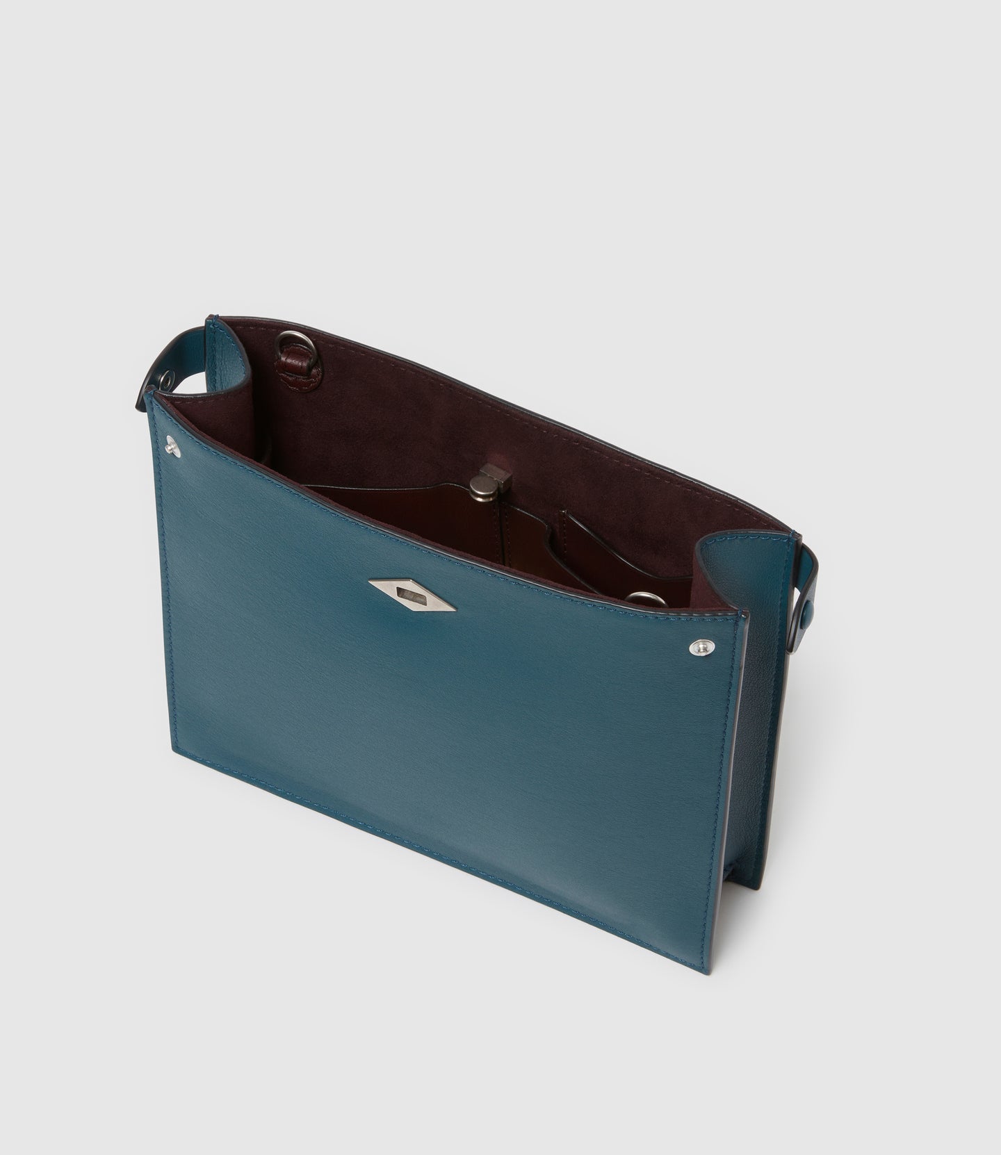 Stowaway Crossbody Smooth Calfskin Lost At Sea