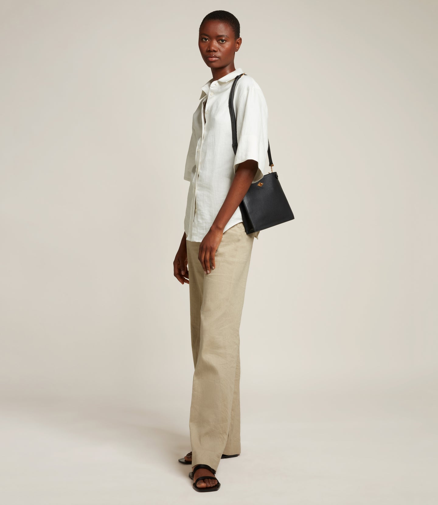 Stowaway Crossbody Smooth Calfskin Black