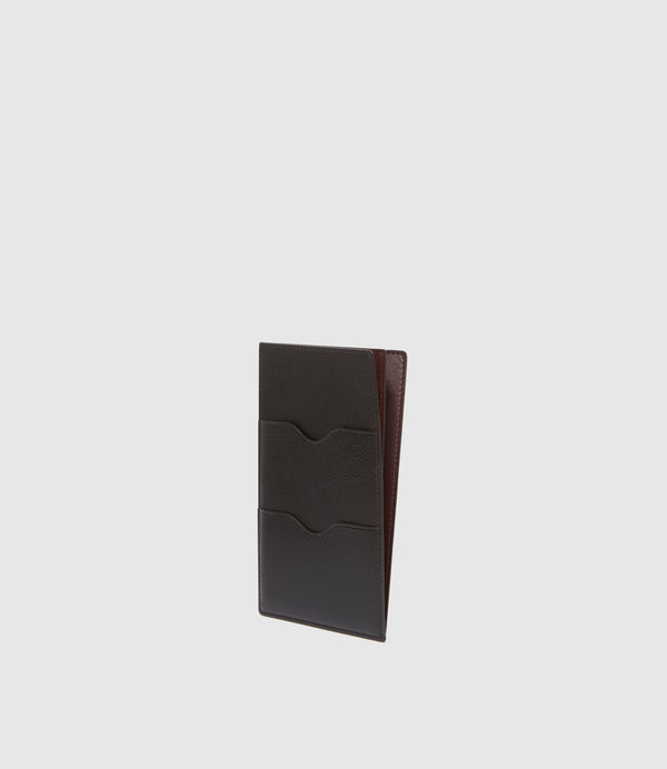 Thin Travel Wallet Buffalo Cacao