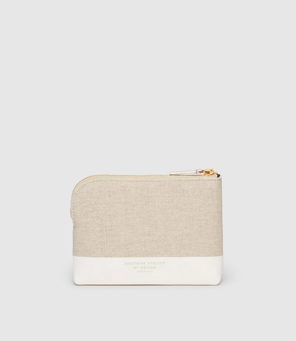 Westman Atelier x Métier The Petite Makeup Pouch Linen