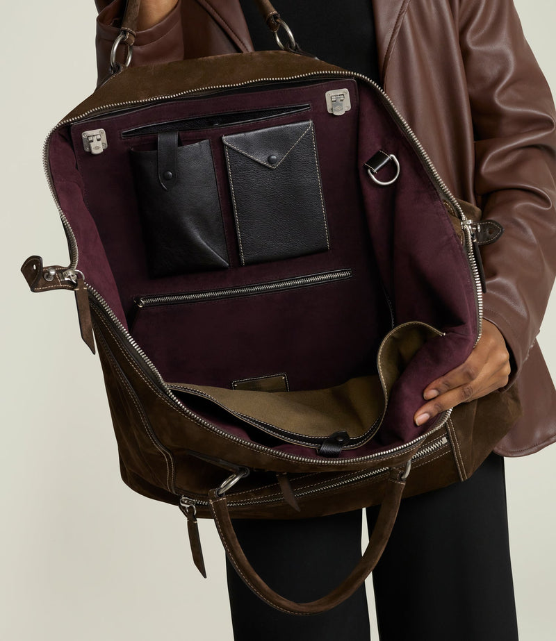 W INDIANA JONES™ Vagabond Duffle Chocolate Suede